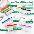 Waterproof Travel Pill Organizer Pouch Set
