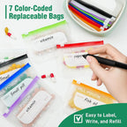 Waterproof Travel Pill Organizer Pouch Set
