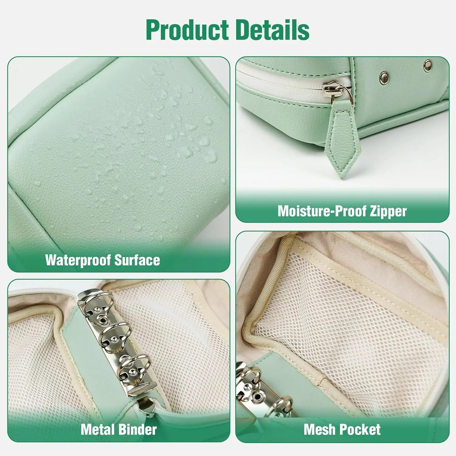 Waterproof Travel Pill Organizer Pouch Set