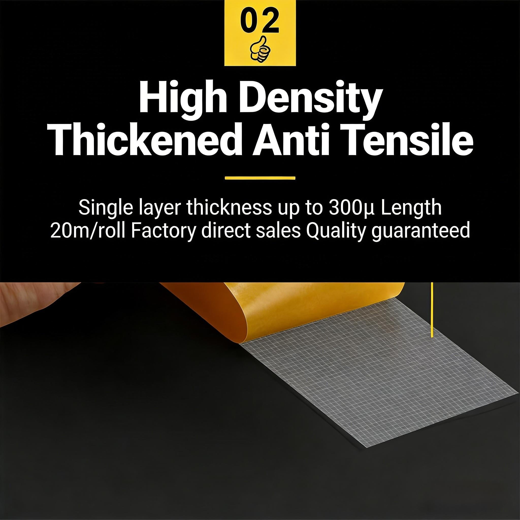 Removable Heavy-Duty Double-Sided Tape