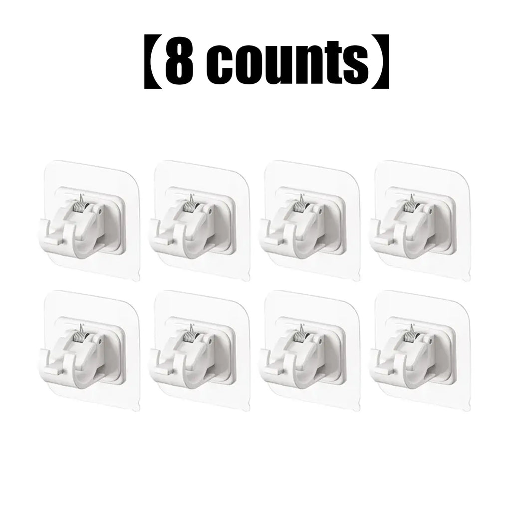 No-Drill Adjustable Curtain Rod Brackets