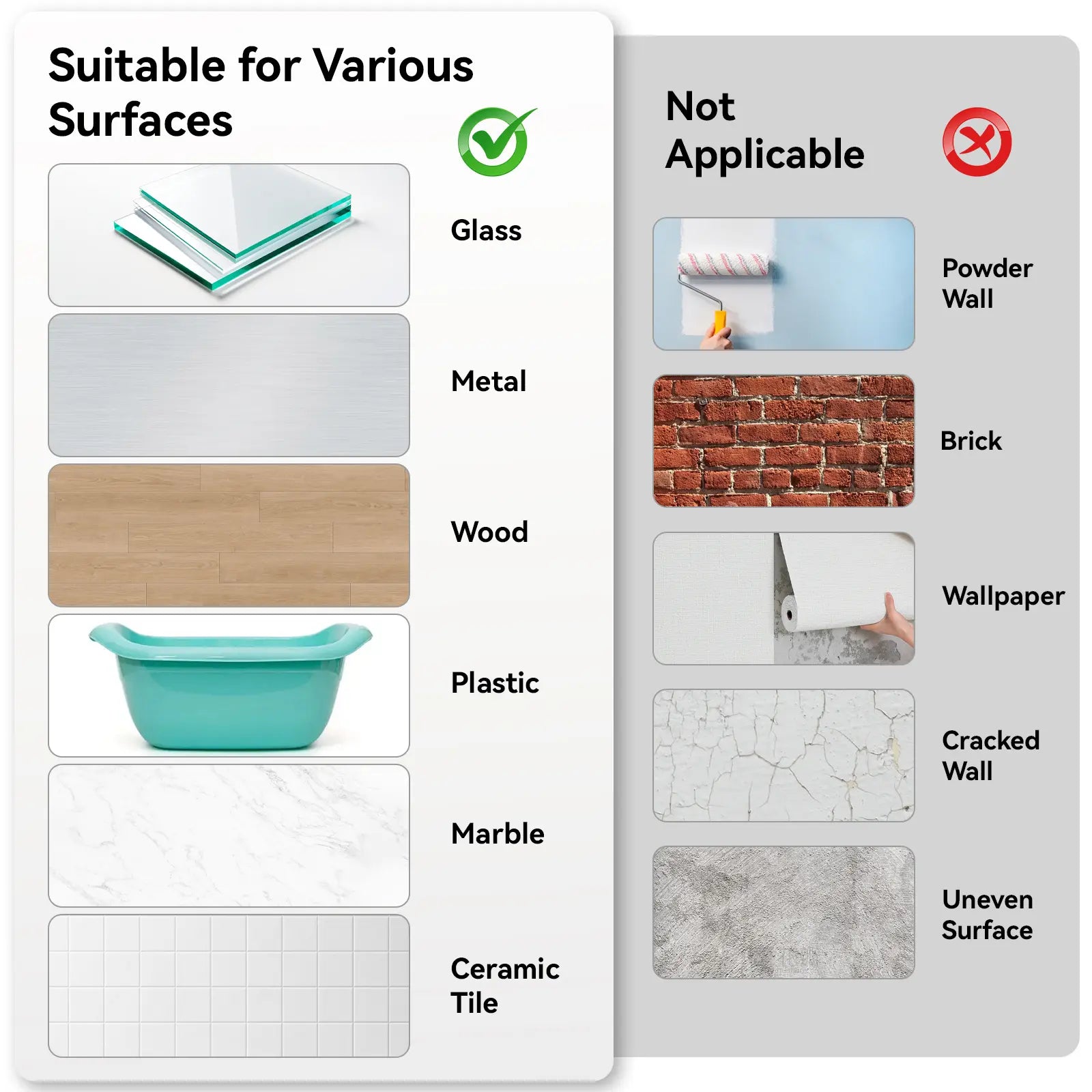 Heavy-Duty Adhesive Mounting Strips