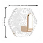 Heavy-Duty Adhesive Wall Hooks - 10/20 Pack