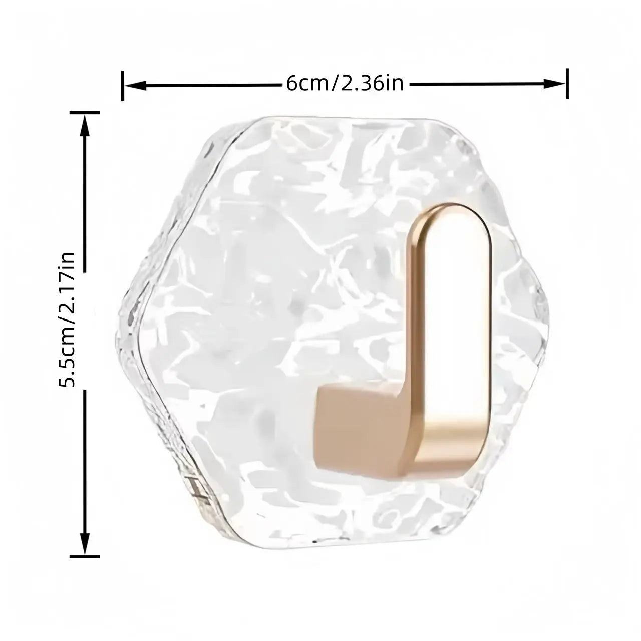 Heavy-Duty Adhesive Wall Hooks - 10/20 Pack